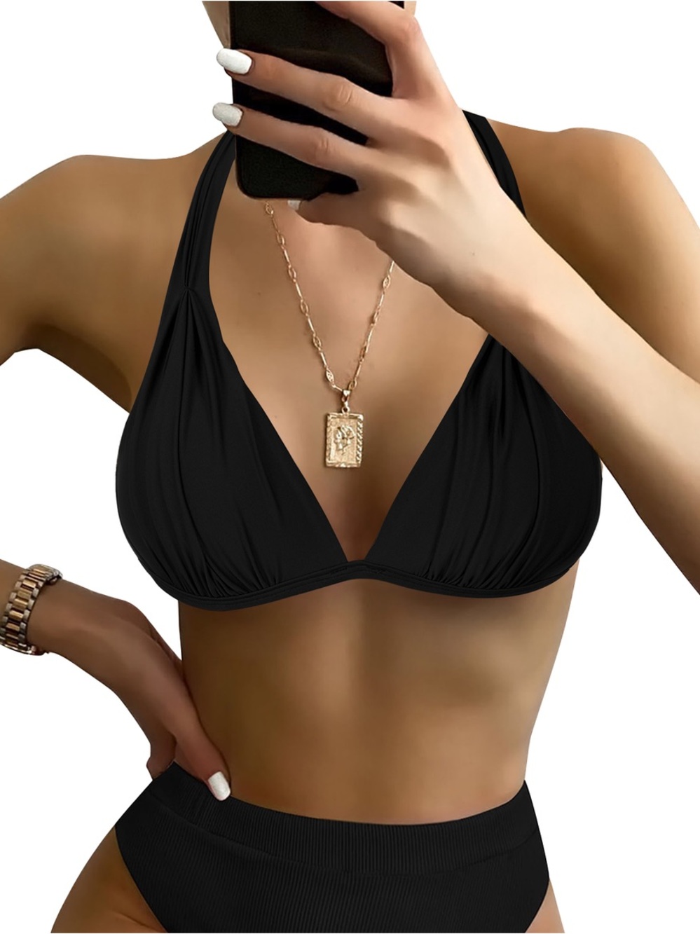 Hilor Halter Bikini Top